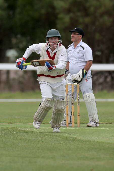 IN THE RUNS: Panmure skipper Paddy Mahony made 80 on Saturday. Picture: Rob Gunstone
