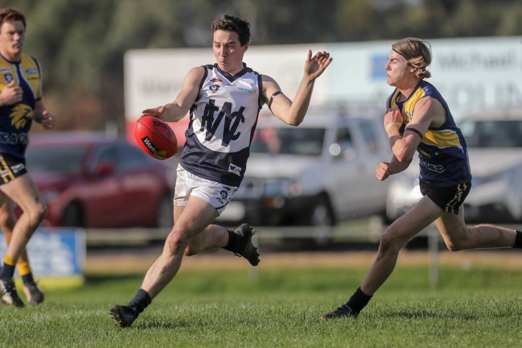 ACE IN THE PACK: Classy Warrnambool midfielder-forward Jackson Bell is one player Camperdown will need to stop on Saturday. Picture: Rob Gunstone