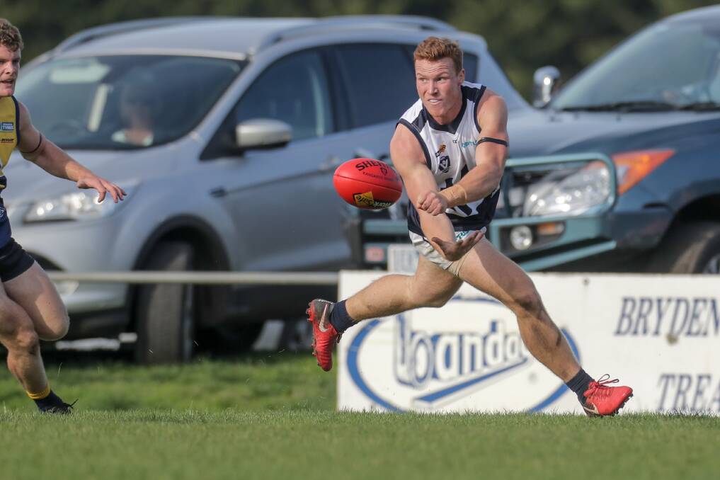 TAKING A PUNT: Warrnambool's Aaron Robertson is training with Redland as he strives to earn a spot on its 35-player list. Picture: Rob Gunstone