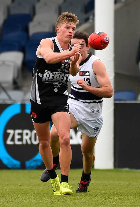 BUSY: Jay Rantall had 37 disposals. Picture: Adam Trafford 