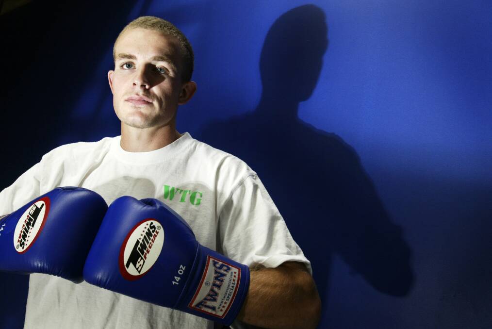 FLASHBACK: Sam Edney pictured in 2009 during his boxing career. Picture: Rob Gunstone