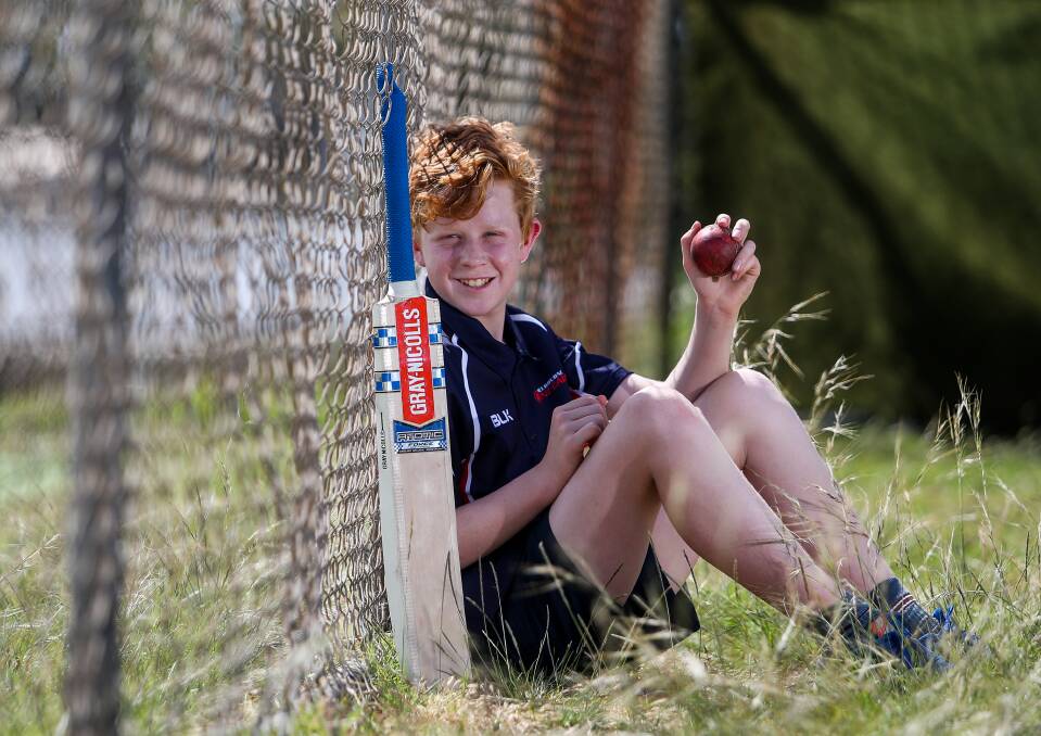 THE ART OF LEG SPIN: Western Waves and Wesley-CBC cricketer Noah Greene says Australian legend Shane Warne is one of his favourite players. Picture: Morgan Hancock