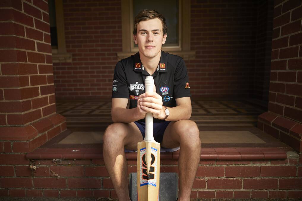 HOWZAT: Isaac Wareham has played cricket at high levels, including national championships for Vic Country and state championships for Western Waves. Picture: Luka Kauzlaric