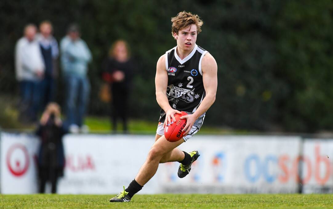 MR CONSISTENT: Warrnambool-aligned footballer Matt Schnerring has cemented a spot in Greater Western Victoria Rebels' TAC Cup in 2018. He will play in their wildcard round match against Northern Knights on Saturday.