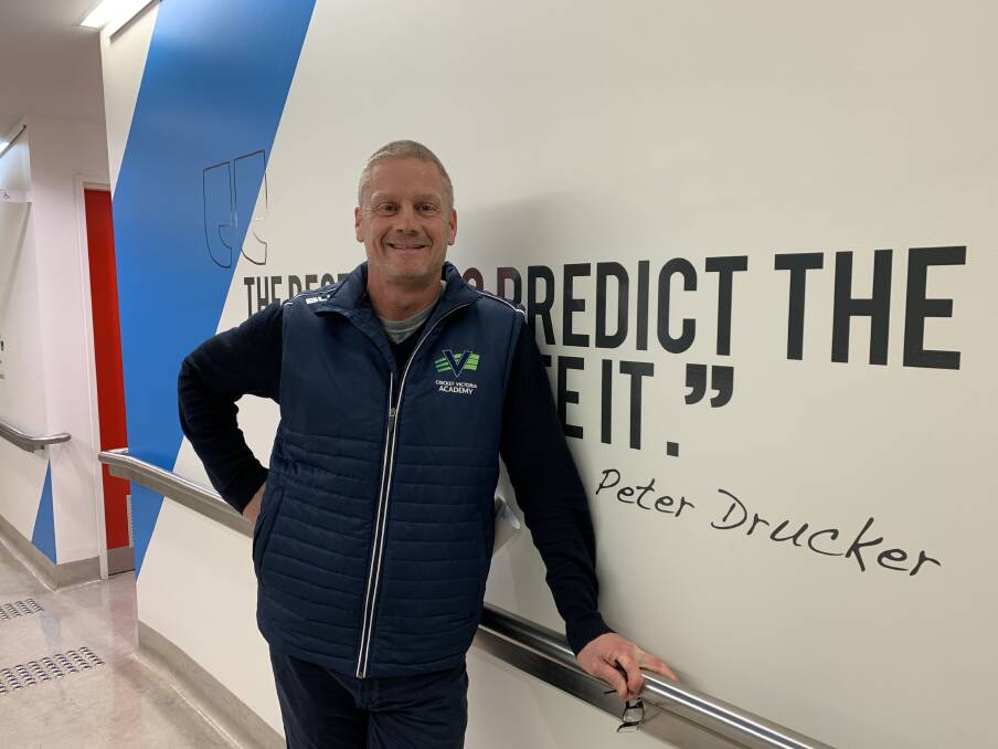 HANDY TIPS: Cricket Victoria's Guy McKenna, who coached four years at AFL level, visited Warrnambool on Monday night to give a coaching presentation.