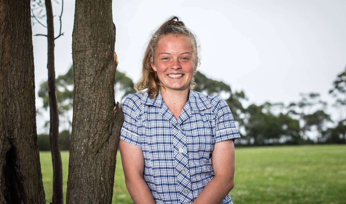 TOP INNINGS: Heytesbury Rebels' Milly Illingworth made 41 retired in Western Waves' under 14 win over Barwon Rockets on Wednesday. Picture: Christine Ansorge 