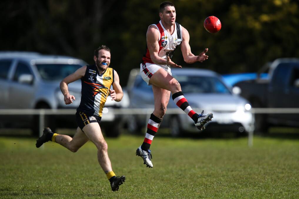 GAME-CHANGER: Koroit premiership forward Tim McIntyre can turn a match with his skillset. Picture: Morgan Hancock
