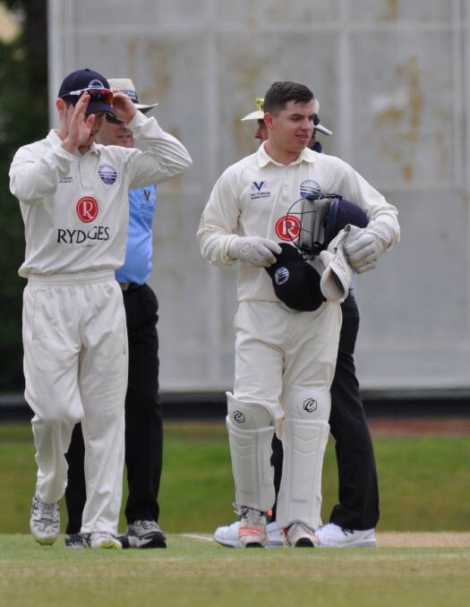 RISING STAR: Woodford export Tommy Jackson is making a name for himself at Geelong. He made three centuries in his Victorian Premier Cricket firxt XI debut season.