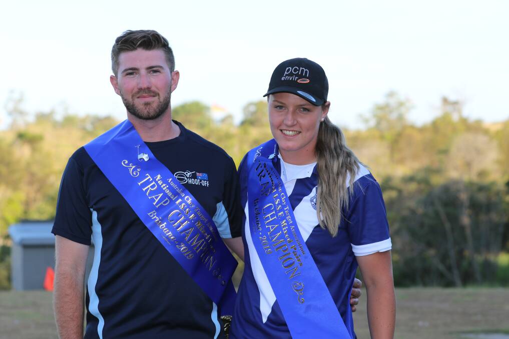 TEAM WORK: Tom Grice and Penny Smith peformed well at the ISSF Australian titles in Brisbane. 