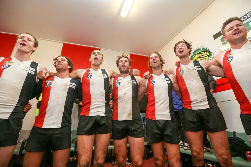 PRELIMINARY FINAL: Saints go marching into grand final after edging out Port Fairy. Picture: Michael Chambers