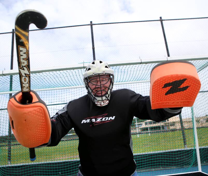 BACK IN THE GAME: Warrnambool's Mark Bridge is ready to return to the hockey field after a long absence. Picture: Amy Paton