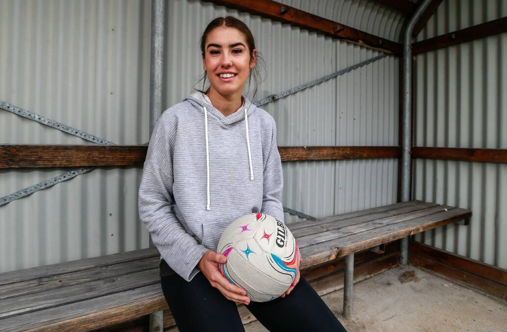 WAITING GAME: South Warrnambool teenager Ally O'Connor's netball aspirations are on hold as she battles illness. Picture: Anthony Brady