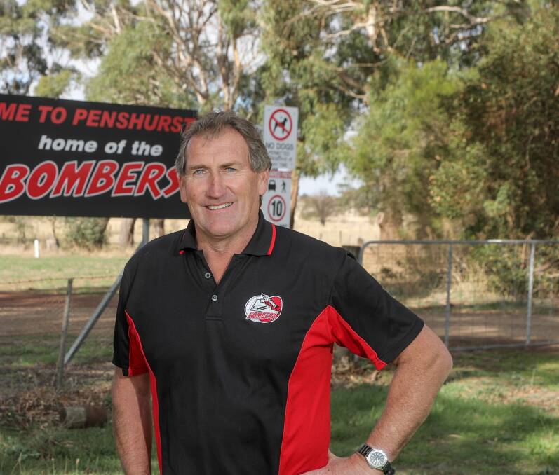 PROACTIVE: Penshurst president Brenden Cottrill says the Bombers are contemplating their long-term future and would consider moving to a different league. 
