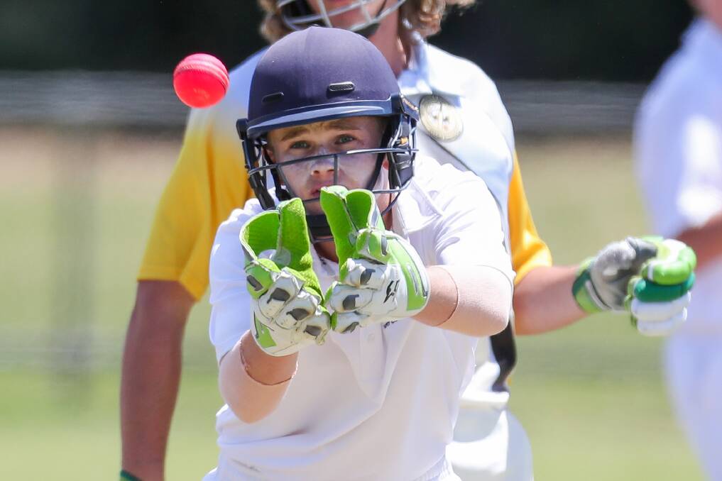 PHOTO OF THE WEEK: South West wicket-keeper Ollie Manhcke pays attention during Warrnambool Under 17 Country Week, as captured by photographer Morgan Hancock. 