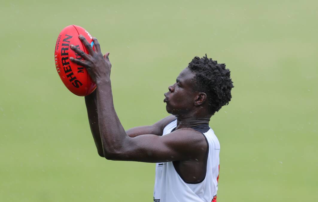 ONE TO WATCH: Emmanuel Ajang, one of seven South Warrnambool players on the Rebels' list, has talent watchers excited. Picture: Morgan Hancock