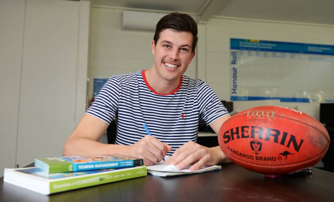 SCHOOL'S OUT: Portland export Rowan Marshall is ready to start his AFL career at St Kilda as a rookie. Picture: Kate Healy