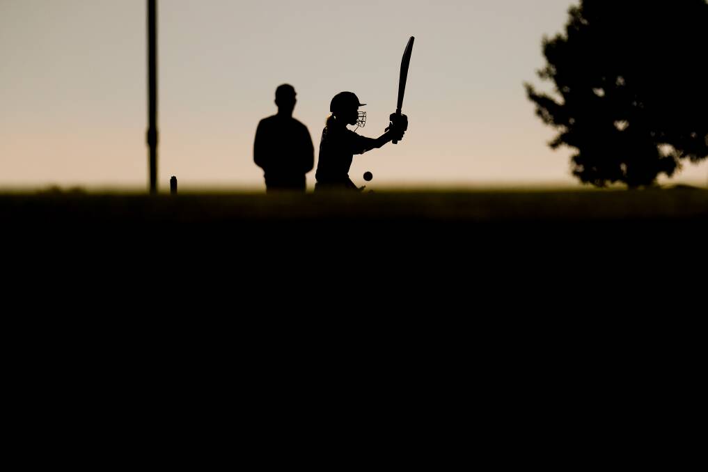 PHOTO OF THE WEEK: The Standard's Morgan Hancock captured this dramatic shot of a Warrnambool and District Cricket Association under 17 girls' game on Wednesday night. 