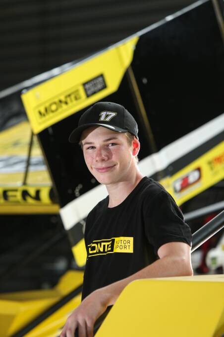 HOLIDAY FUN: Brody Moller will return to school after his sprintcar adventure around Australia with Monte Motorsport. Picture: Michael Chambers 