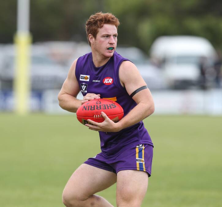 KUDOS WARRANTED: Port Fairy footballer Kaine Mercovich, who returns to face Warrnambool, is now the Seagulls' prime midfielder, according to coach Dan Nicholson.