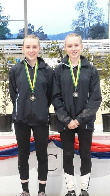 WINNING WAYS: Emerson and Milla Fuss enjoy their success at the national championships.