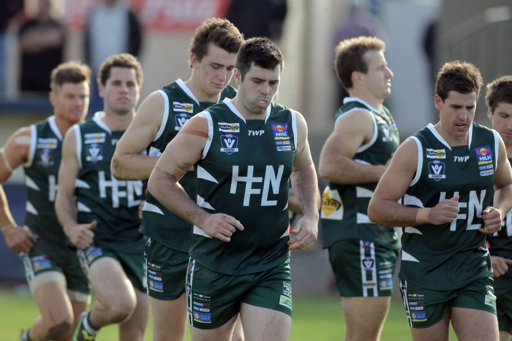 GREEN ARMY: Hampden will play in a ninth-versus-tenth showdown against Ovens and Murray following an AFL Victoria interleague revamp. Picture: Rob Gunstone