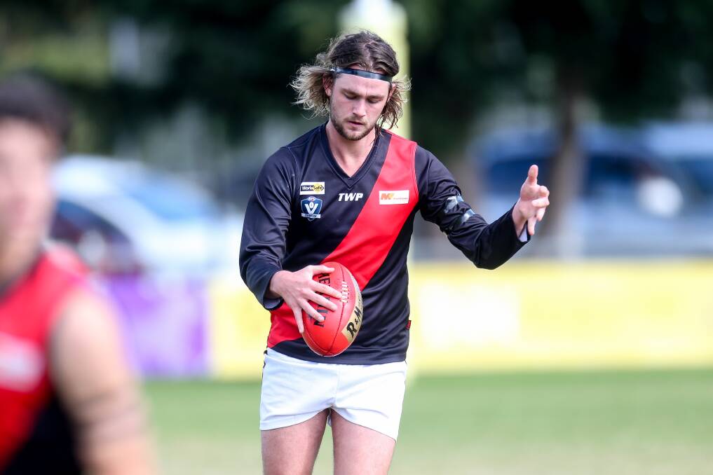 WAITING GAME: Charlie Darcy is under an injury cloud after hurting his knee in a Cobden practice match on Saturday. Picture: Christine Ansorge