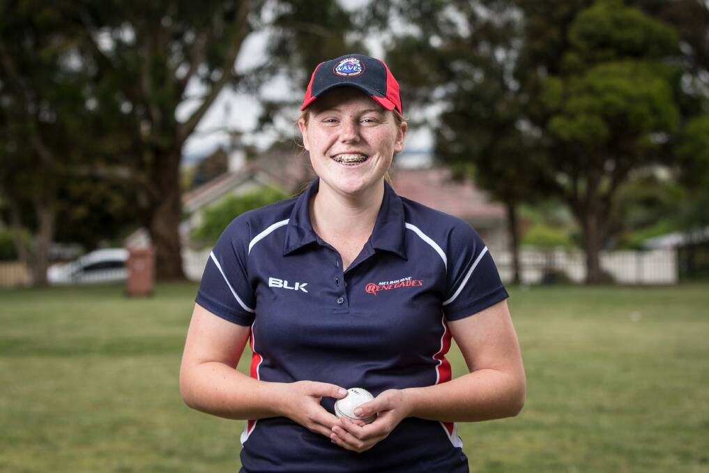 GOOD HAUL: Mortlake's Taylah Casson took 13 wickets during the Western Waves' under 17 state championships campaign. Picture: Christine Ansorge 
