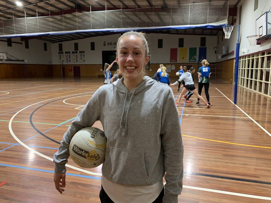 ON THE MEND: Port Fairy netballer Tessa Allen, 15, will represent Hampden at the Netball Victoria association championships in Melbourne on Sunday.