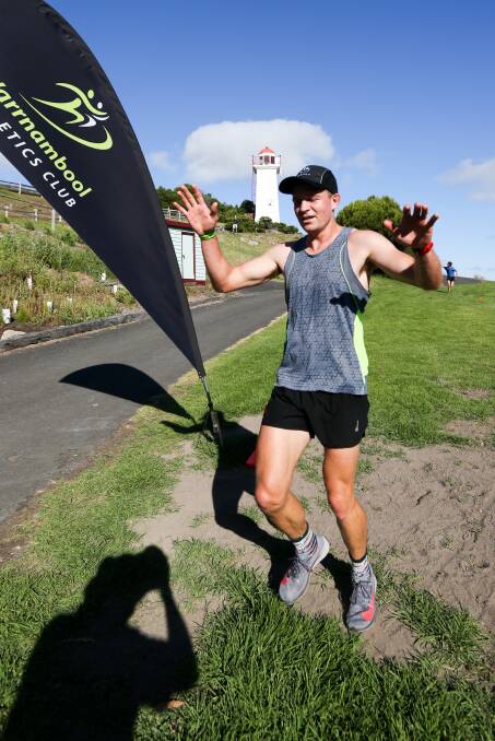 PREPARATION: Warrnambool runner Sam Edney competed in the Warrnambool Athletics Club's first summer series run of 2019 on Wednesday. He will compete in the 10km Surf 'T' Surf on Sunday. Picture: Michael Chambers