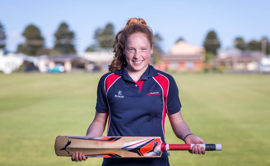 SETTING THE STANDARD: Western Waves' Maddie Green is making a mark at the Youth Premier League under 14 championships in Melbourne. Picture: Christine Ansorge 