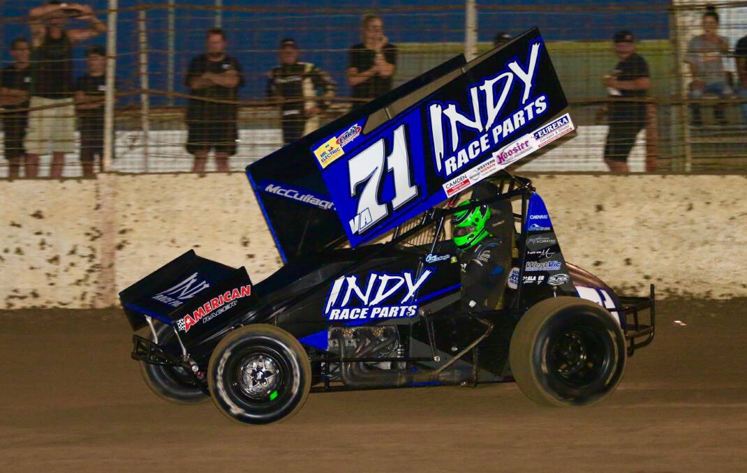 REVVED UP: Corey McCullagh is excited about returning to Premier Speedway. His home track was the venue for his most memorable win - the 2018 Grand Annual Sprintcar Classic. Picture: Robert Lake Photography