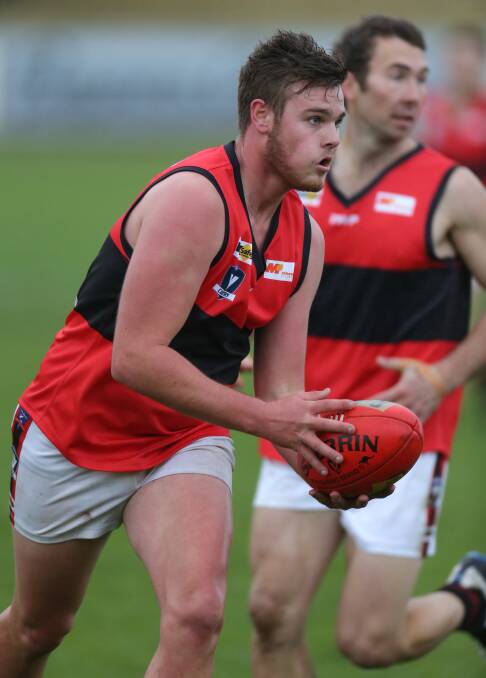 OPTION: Leigh Finlayson in the jumper Cobden could adopt for 2018.
