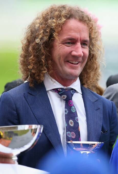 THRILLED: Trainer Ciaron Maher scored a third group one win with Jameka.