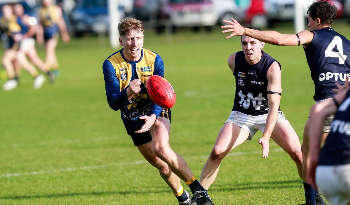REMATCH: Darcy Keast is looking forward to North Warrnambool Eagles' preliminary final against Warrnambool. Picture: Anthony Brady 