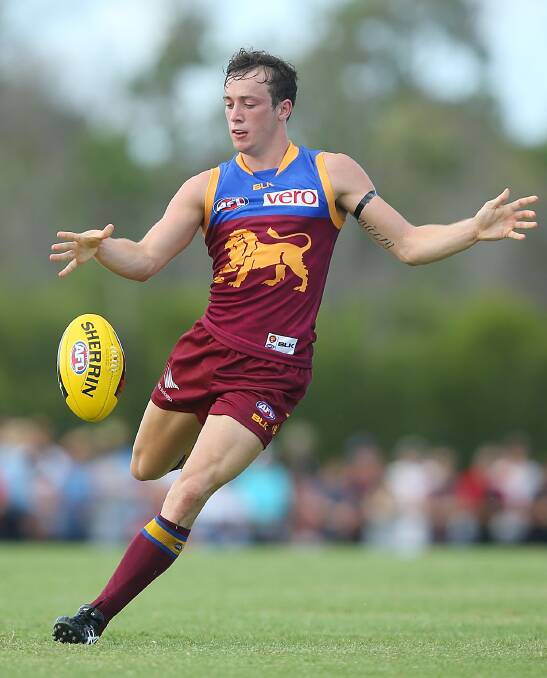 FAST: Terang Mortlake product Lewis Taylor will represent Brisbane Lions in the AFL grand final sprint at the MCG on Saturday. Colac pair Dean Towers and Darcy Lang are also in the dash. Picture: Getty Images