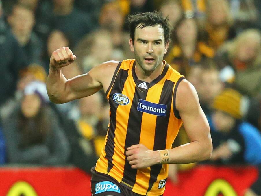 PREPARED: Jordan Lewis is part of a Hawthorn side chasing a slice of AFL history in the grand final against West Coast at the MCG on Saturday. Picture: Getty Images