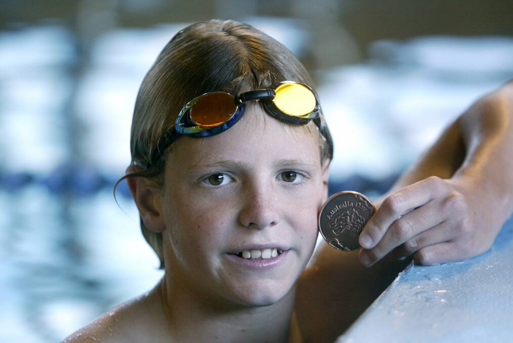 2007: Warrnambool junior swimmer Isaac Jones, then 11, showed an innate ability in the pool from a young age. 