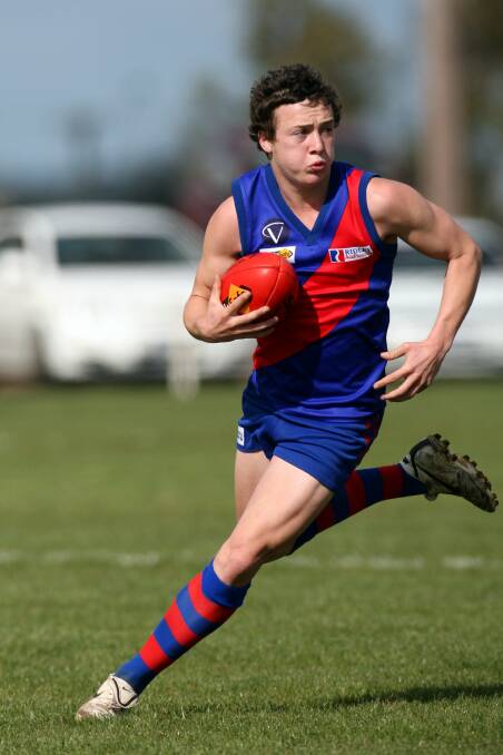 STANDOUT: Lewis Taylor, pictured during a 2011 Hampden league senior match, drew Terang Mortlake faithful through the gates with his flair. 