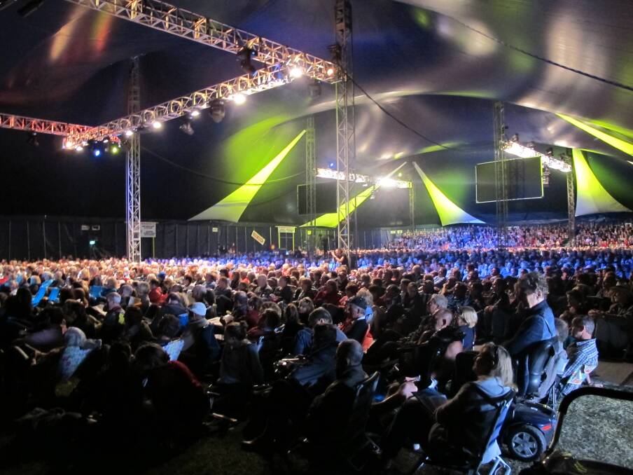 CHANGES: Stage three at the Port Fairy Folk Festival has been renamed the River Stage (Warinoong). The venue will undergo a reconfiguration for 2020. Picture: Anthony Brady
