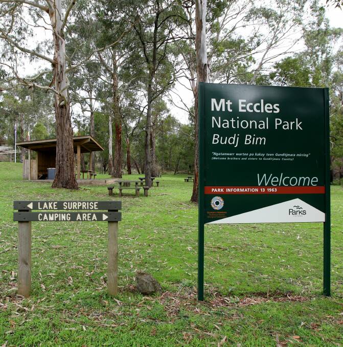 Mount Eccles National Park near Macarthur where Joshua Kane was killed on January 23, 2016, in a vicious and sustained machete attack.