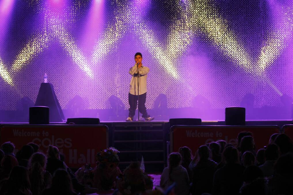 High note: Emmanuel Kelly performs on the main stage at the Fun4Kids Festival in 2012. Picture: ROB GUNSTONE