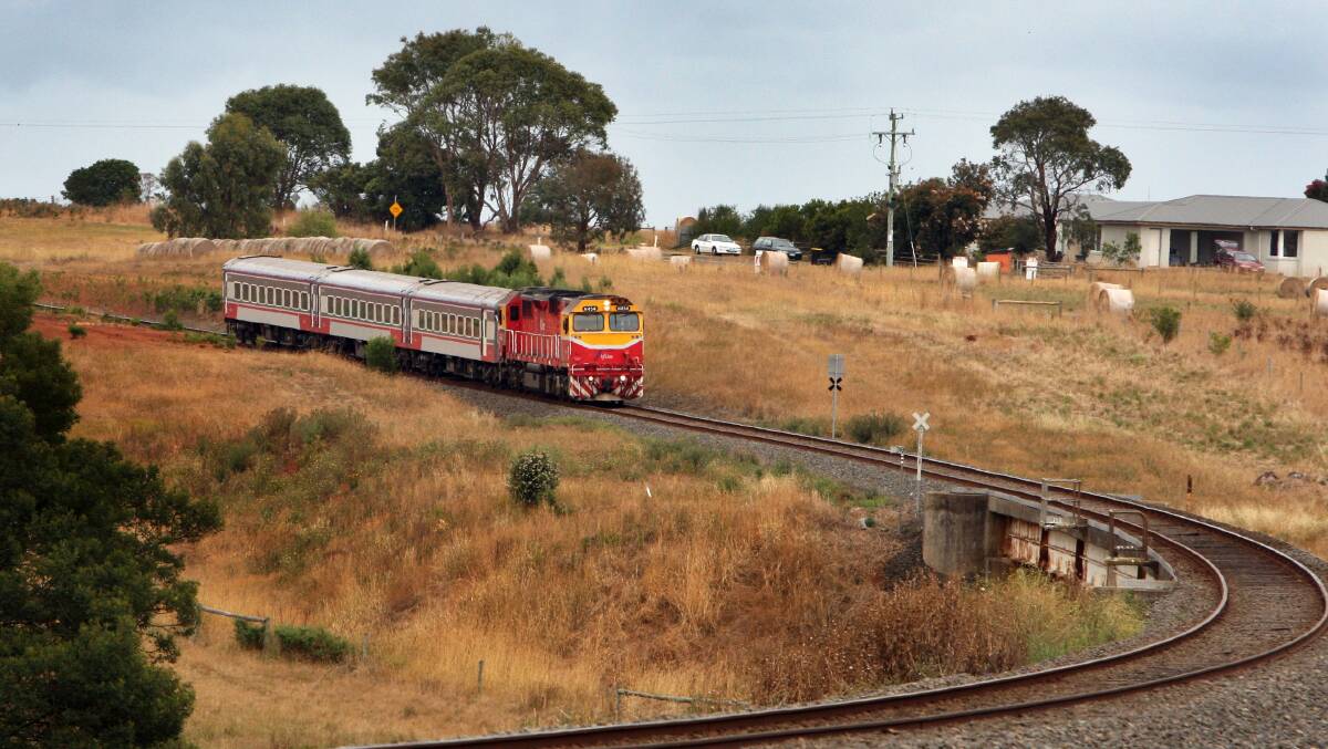 Go-ahead: A $114 million upgrade of the Warrnambool rail line is set to get underway following the federal government's allocation of $104 million to the project. 

