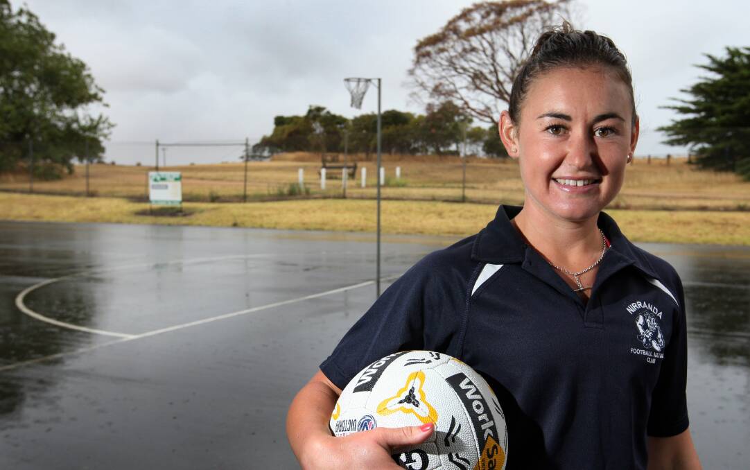 Back at blues: Anna Archie has returned to Nirranda after years in New Zealand. 