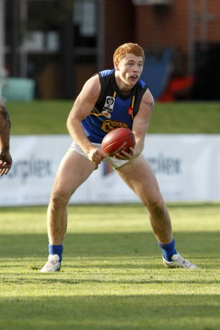 BACK HOME: Jake Wilson, playing for Werribee in 2013, will play with Portland in 2019. Picture: Ari Hatzis