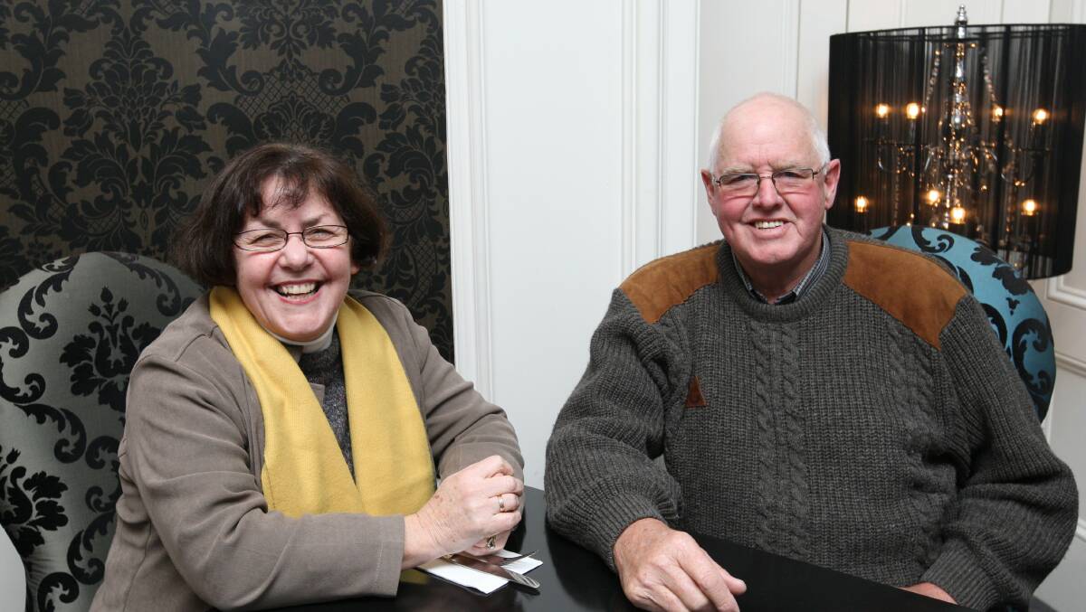 Honour: John Harlock, pictured with his wife Shirley, was also inducted on to the Honour Board.
