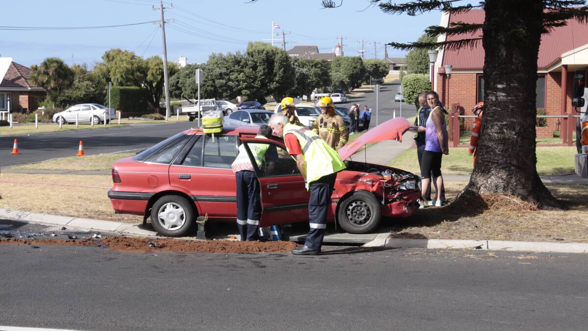 Changes coming: A woman was taken to hospital after two cars collided at the intersection of Timor and Kelp streets a couple of years ago.