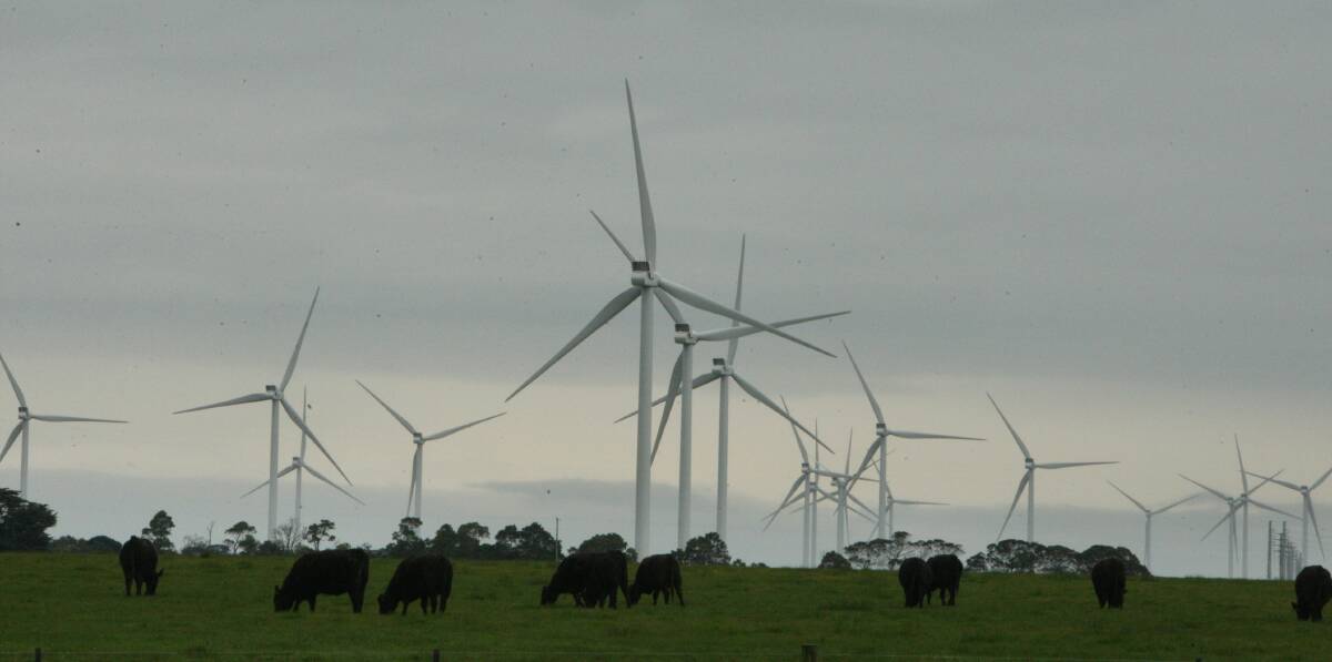 More renewables: The Berrybank wind farm will build 79 turbines near the Hamilton highway at Berrybank, east of Lismore.