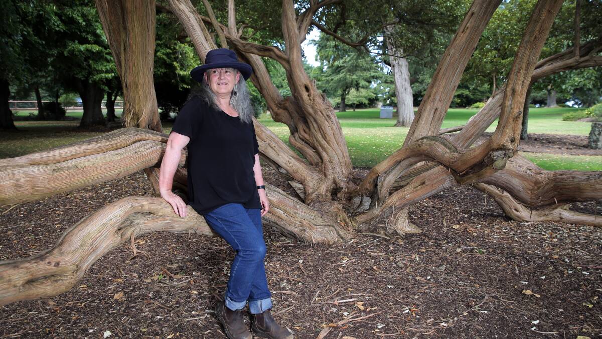 Camperdown Botanic Gardens and Arboretum Trust president Janet O'Hehir takes in the picturesque scene at the gardens. 