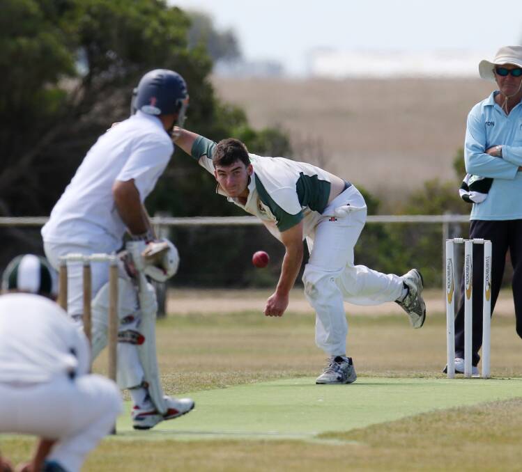 HERO: Killarney paceman Daniel Jones collected seven wickets to help the Crabs secure a spot in the Grassmere Cricket Association's grand final.