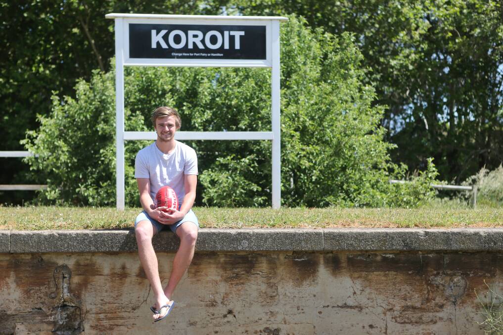 HOME SWEET HOME: A younger Marty Gleeson pictured in Koroit in 2015. He maintains a keen interest in his home club's fortunes. 